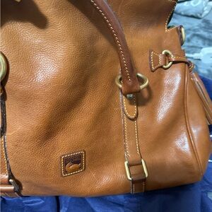Dooney & Bourke Brown Leather Shoulder Bag